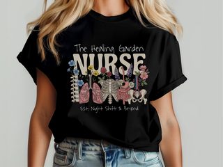 The Healing Garden Nurse funny shirt - photo 6