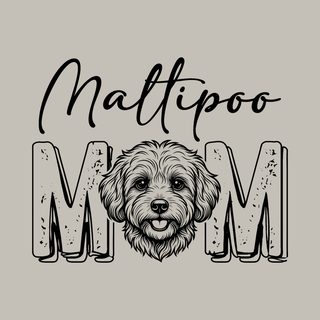 Maltipoo Mom Dog Lover T-Shirt | Cute Pet Parent Apparel Gift Idea