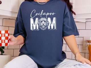 Comfort Colors Cockapoo Mom doodle dog shirt - photo 8