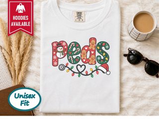 Christmas Peds Nurse Stethoscope funny shirt - photo 1