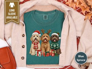Christmas Labradoodle Trio doodle dog shirt - photo 7