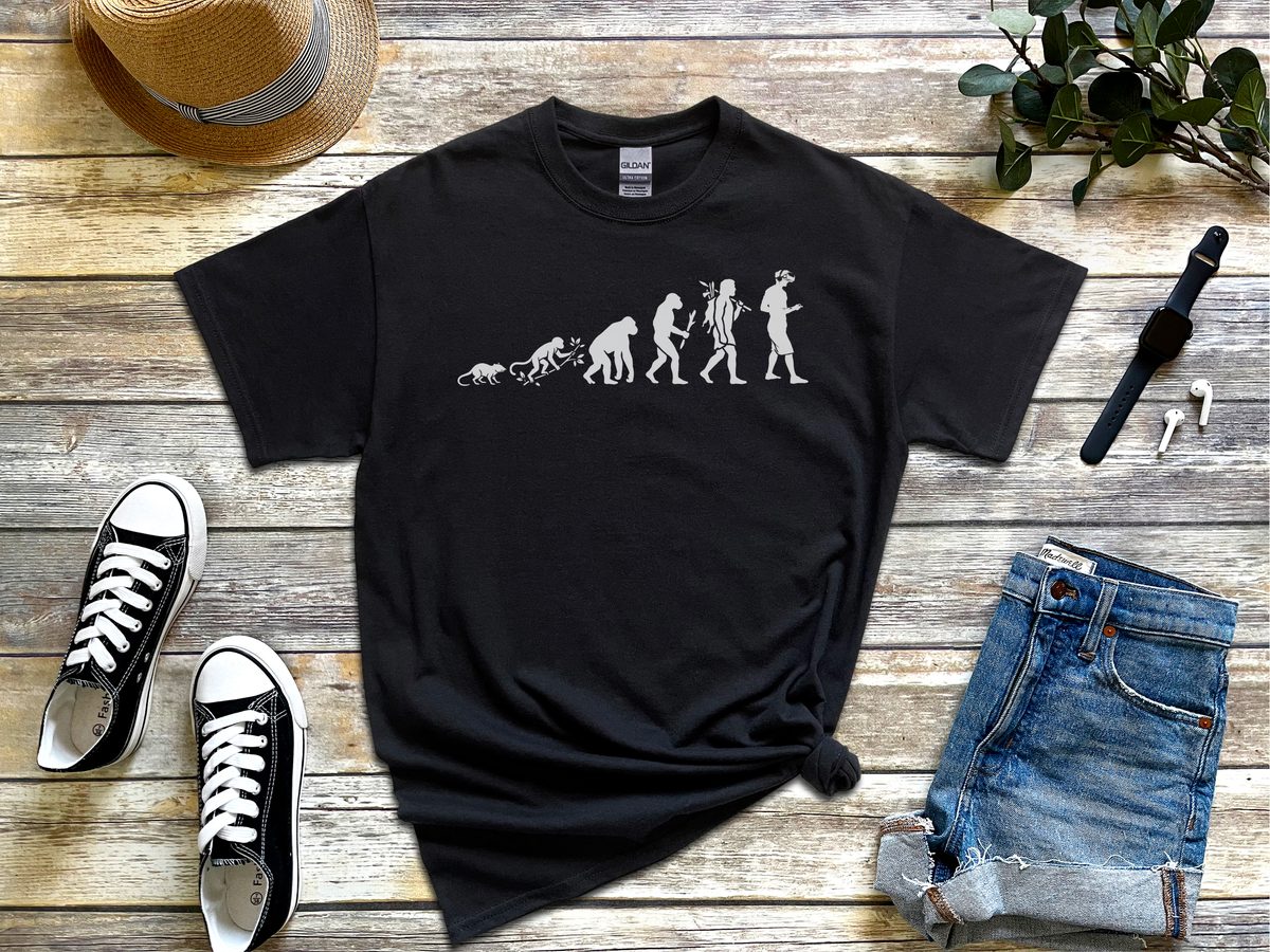 Evolution Of A Vr Gamer T-Shirt - Virtual Reality Gaming Tee Gift