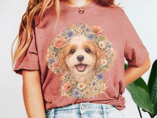 Cavapoo Floral Face - photo 1