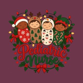 Pediatric Nurse Christmas Babies Peds Shirt Nurse Christmas Gift