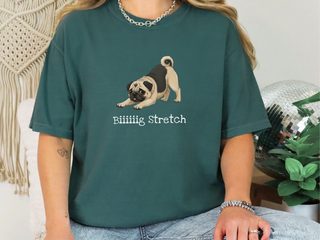 Pug Big Stretch doodle dog shirt - photo 6