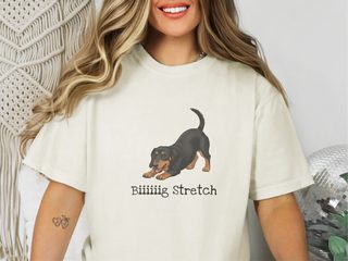 Dachshund Play Big Stretch doodle dog shirt - photo 6
