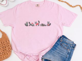 Christmas Raccoons Festive Lineup funny shirt - photo 5