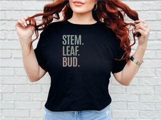 Stem. Leaf. Bud. funny shirt - photo 1