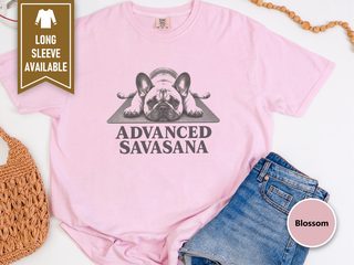 French Bulldog Advanced Savasana doodle dog shirt - photo 3