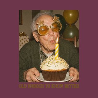 Grumpy Old Man Shirt - Senior Birthday Cupcake Star Glasses Tee