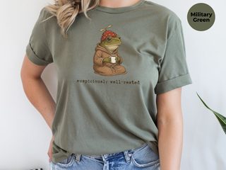 Suspiciously Well-Rested funny shirt - photo 8