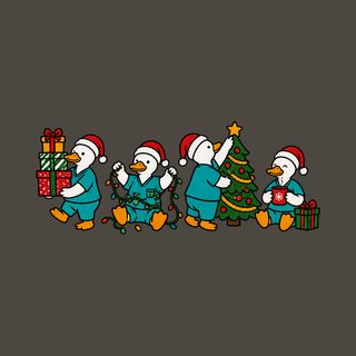 Christmas Duck Shirt with Christmas Scrub Ducks Nurse Graphic