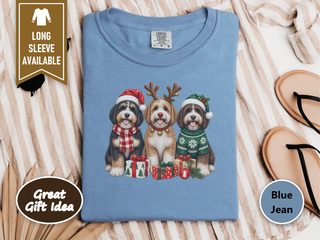 Christmas Bernedoodle Dogs Trio doodle dog shirt - photo 7