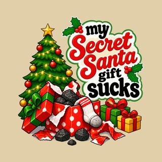 My Secret Santa Gift Sucks Ridiculous Shirt Funny Christmas Tee