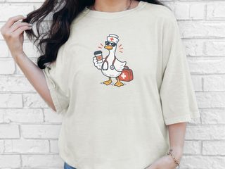 Cool Nurse Duck Coffee Cup funny shirt - photo 7