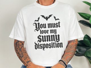 Sunny Disposition Gothic Bats funny shirt - photo 3