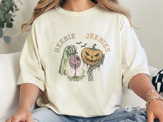 Zombie Brain Pumpkin Heebie Jeebies funny shirt - photo 6