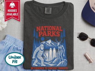 National Parks Cryptids Forest Scene funny shirt - photo 5