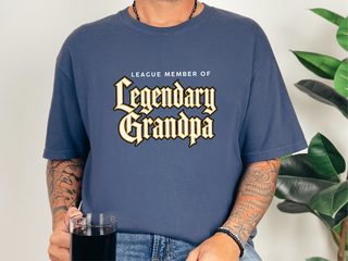League Member Of Legendary Grandpa funny shirt - photo 8