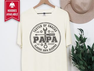 Taster Of Snacks Papa Badge funny shirt - photo 8
