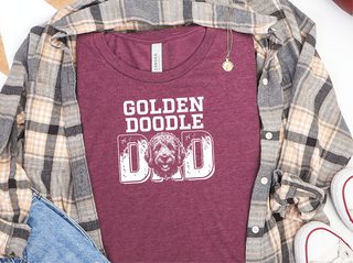 Golden Doodle Dad doodle dog shirt - photo 5