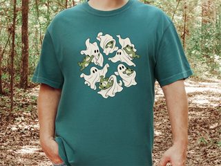 Ghosts Playing With Sir Froggy funny shirt - photo 5