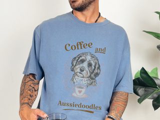 Coffee And Aussiedoodles doodle dog shirt - photo 5