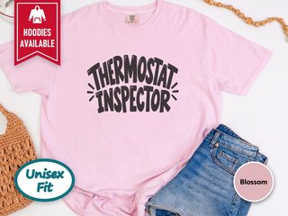 Thermostat Inspector Bold Lettering funny shirt - photo 5