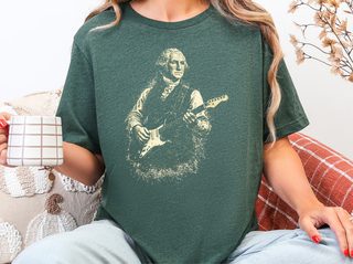 George Washington Electric Guitar funny shirt - photo 3