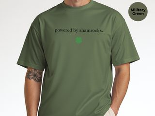 Powered By Shamrocks funny shirt - photo 8