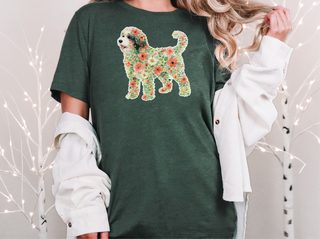 Bernedoodle Floral Silhouette - photo 4