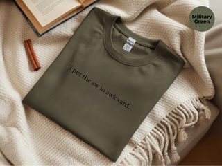 I Put The Aw In Awkward funny shirt - photo 8