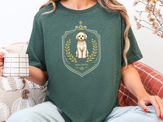 Maltipoo Royal Crest doodle dog shirt - photo 3
