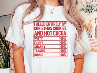 Christmas Cookies Hot Cocoa Label funny shirt - photo 1