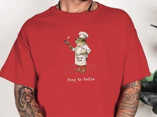 Frog To Table funny shirt - photo 1