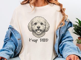 Maltipoo Tsup Dood doodle dog shirt - photo 6