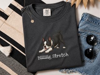 Boston Terrier Big Stretch doodle dog shirt - photo 3