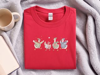 Goose Valentine Snowball Fight funny shirt - photo 5