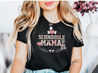Schnoodle Mama doodle dog shirt - photo 1