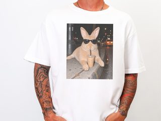 Cool Bunny Sunglasses Iced Coffee funny shirt - photo 3