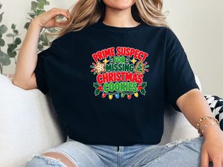 Prime Suspect Missing Christmas Cookies funny shirt - photo 4