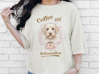 Coffee And Schnoodles doodle dog shirt - photo 6