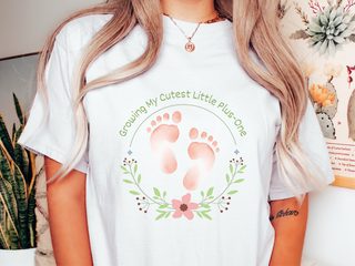 Growing My Cutest Little Plus-one funny shirt - photo 1