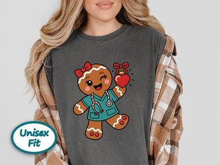 Gingerbread Nurse Heart Ornament - photo 5