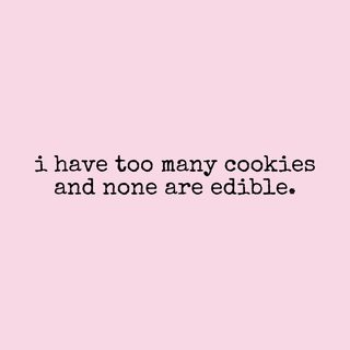 Too Many Digital Cookies. Not Edible. Cybersecurity Privacy Humor Tee.
