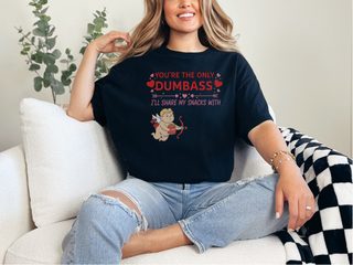 Cupid You’re The Only Dumbass I’ll Share My Snacks With funny shirt - photo 2
