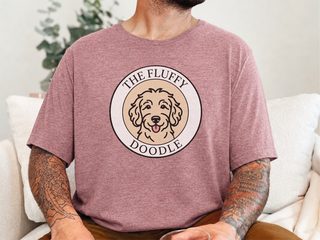 The Fluffy Doodle Logo doodle dog shirt - photo 7