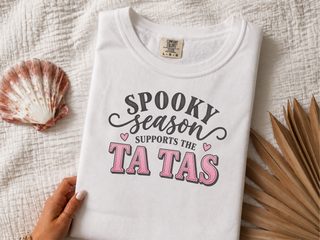 Spooky Season Supports Ta Tas funny shirt - photo 1