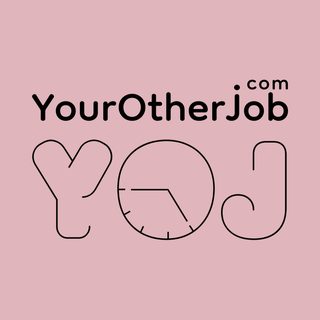 Yourotherjob Logo Comfort Colors Heavyweight Garment Dyed T-Shirt