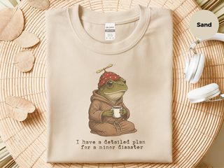 I have a detailed plan  for a minor disaster funny shirt - photo 4